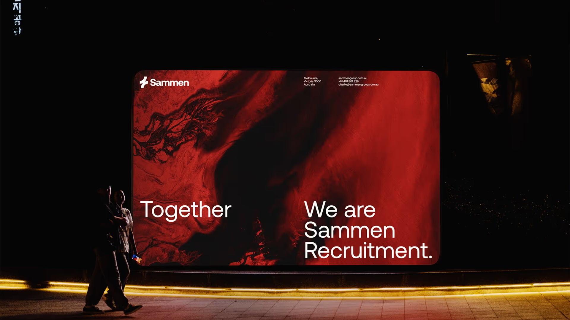 Sammen Recruitment — Brand in use — 01